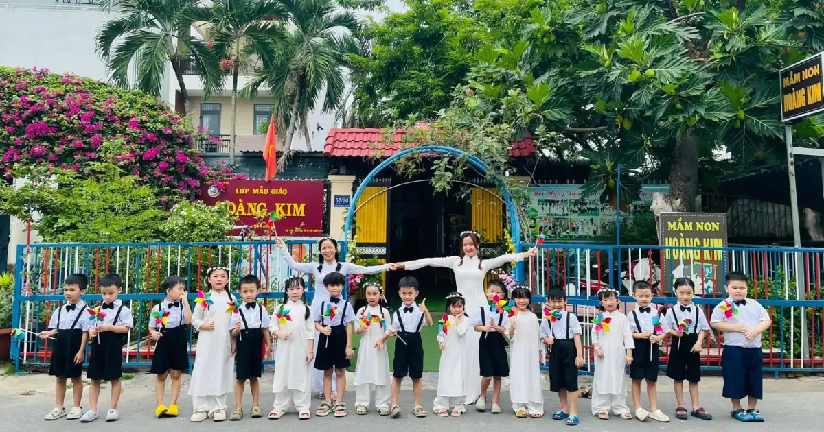 Hoạt động tại Mầm non Hoàng Kim