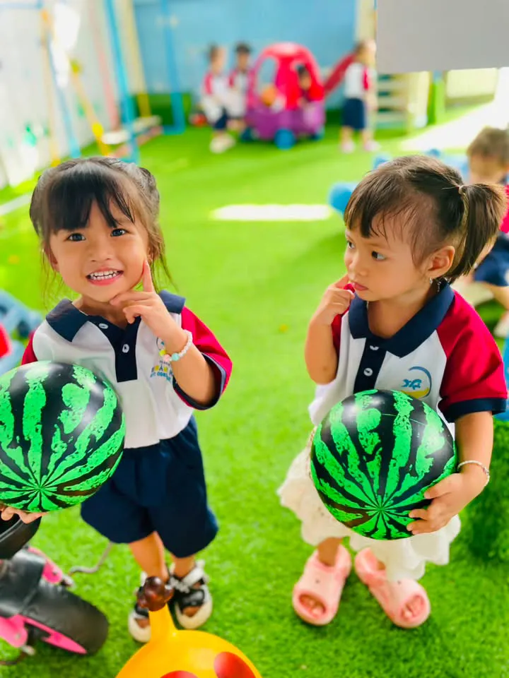 Hoạt động học tập và vui chơi của bé tại Hoàng Kim
